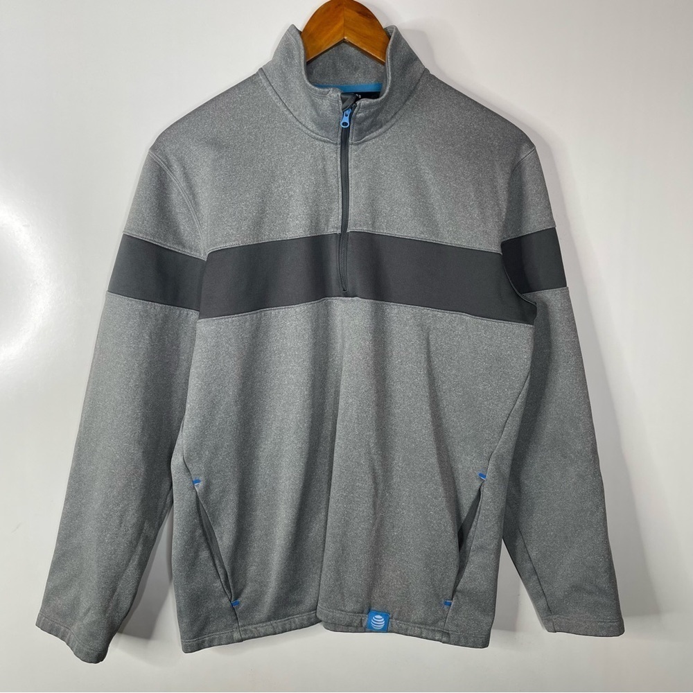 Lands End Men’s Gray 1/4 Zip Pullover Size Small
